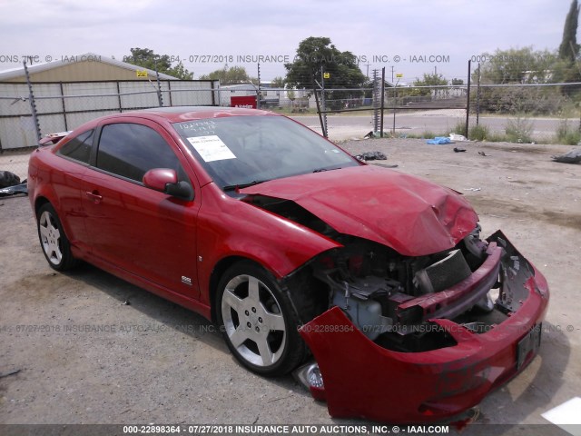 1G1AP18P577379580 - 2007 CHEVROLET COBALT SS SUPERCHARGED RED photo 1