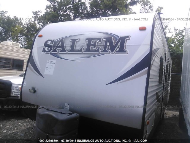 4X4TSMB26EA310100 - 2014 FOREST RIVER SALEM  WHITE photo 2