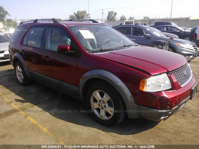 1FMDK051X5GA44644 - 2005 FORD FREESTYLE SEL RED photo 1