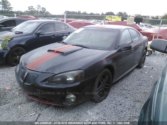 2G2WR554161195004 - 2006 PONTIAC GRAND PRIX GT BLACK photo 2