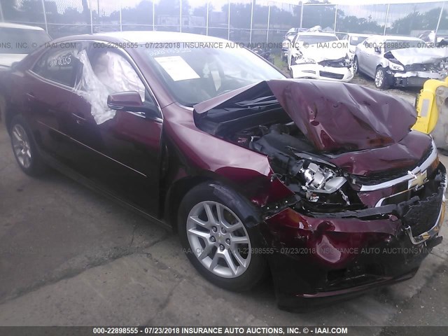 1G11C5SL8FF109322 - 2015 CHEVROLET MALIBU 1LT MAROON photo 1