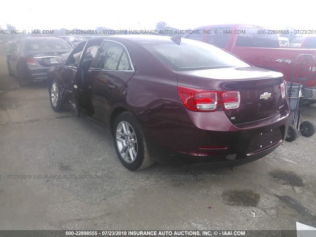 1G11C5SL8FF109322 - 2015 CHEVROLET MALIBU 1LT MAROON photo 3