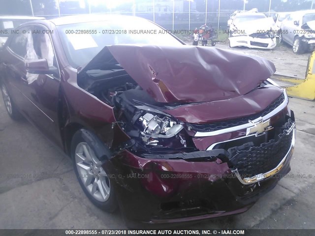 1G11C5SL8FF109322 - 2015 CHEVROLET MALIBU 1LT MAROON photo 6