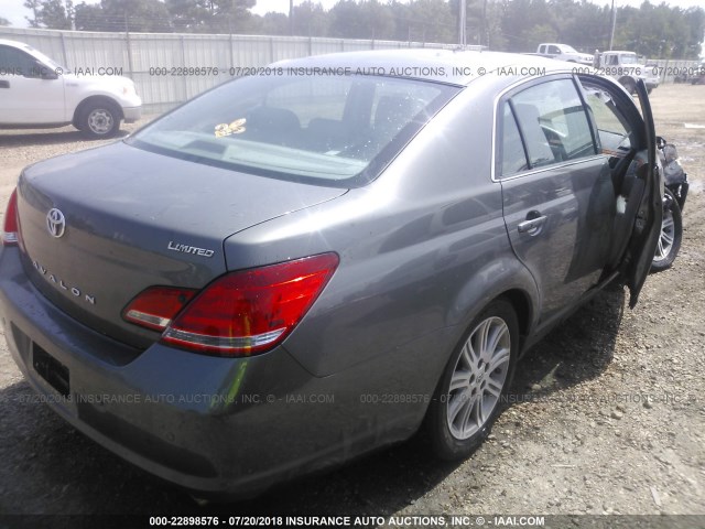 4T1BK36B77U192450 - 2007 TOYOTA AVALON XL/XLS/TOURING/LIMITED GRAY photo 4