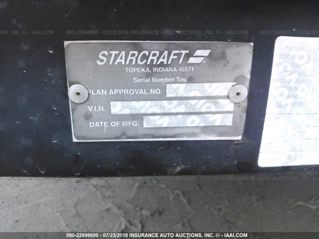 1SAAS01G811AJ2044 - 2001 STARCRAFT SPACELINER  WHITE photo 9