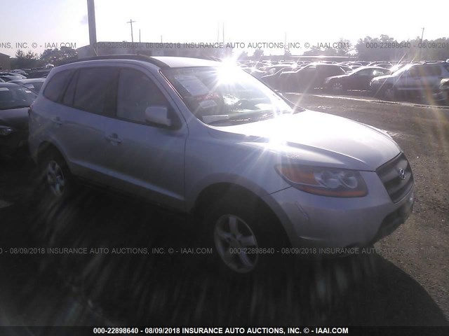 5NMSG73D38H156251 - 2008 HYUNDAI SANTA FE GLS SILVER photo 1