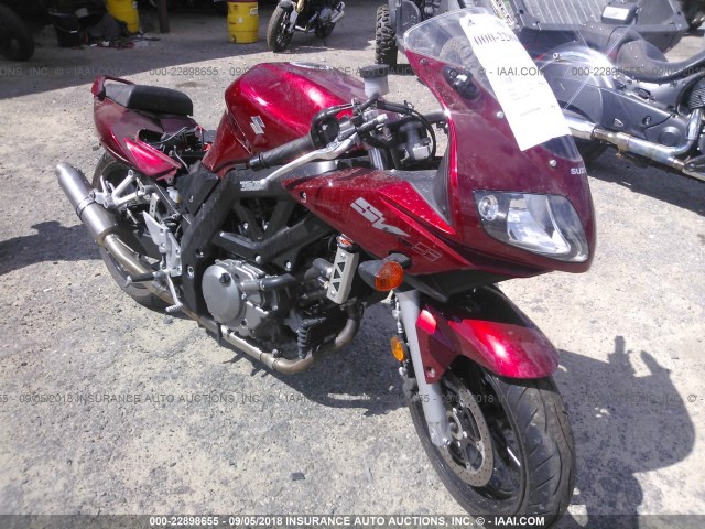 JS1VP53A172100605 - 2007 SUZUKI SV650 RED photo 1