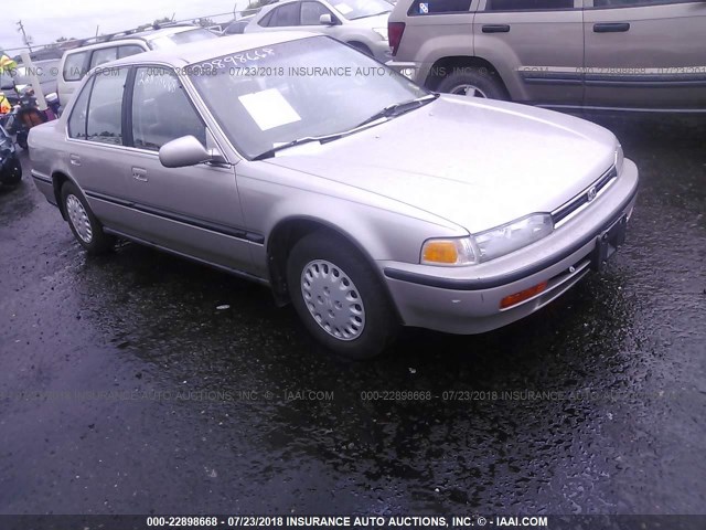 1HGCB7559PA181111 - 1993 HONDA ACCORD LX TAN photo 1