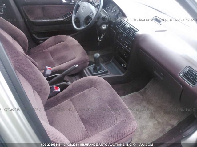 1HGCB7559PA181111 - 1993 HONDA ACCORD LX TAN photo 5