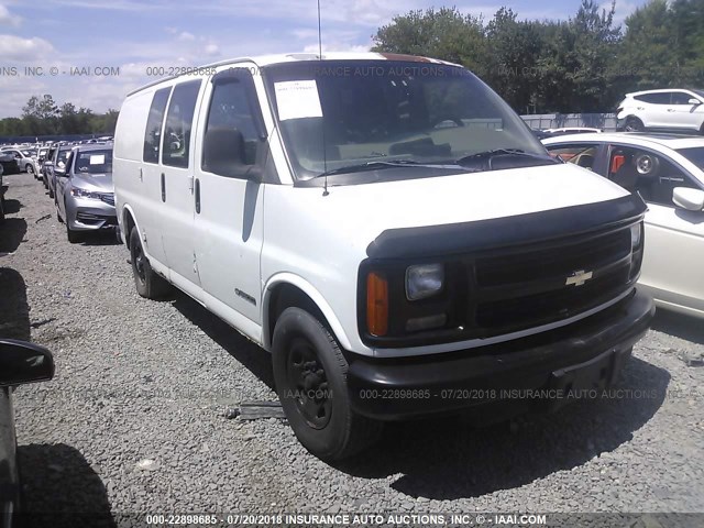 1GCHG35R3Y1218754 - 2000 CHEVROLET EXPRESS G3500  WHITE photo 1