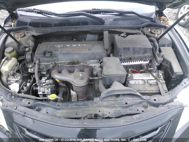 4T1BE46K87U509150 - 2007 TOYOTA CAMRY NEW GENERAT CE/LE/XLE/SE BLACK photo 10