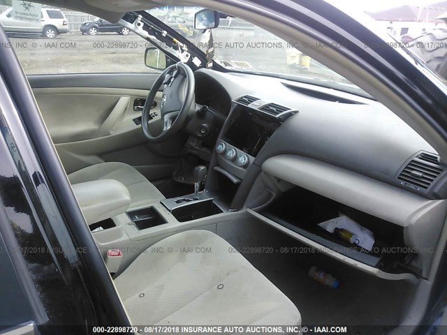 4T1BE46K87U509150 - 2007 TOYOTA CAMRY NEW GENERAT CE/LE/XLE/SE BLACK photo 5