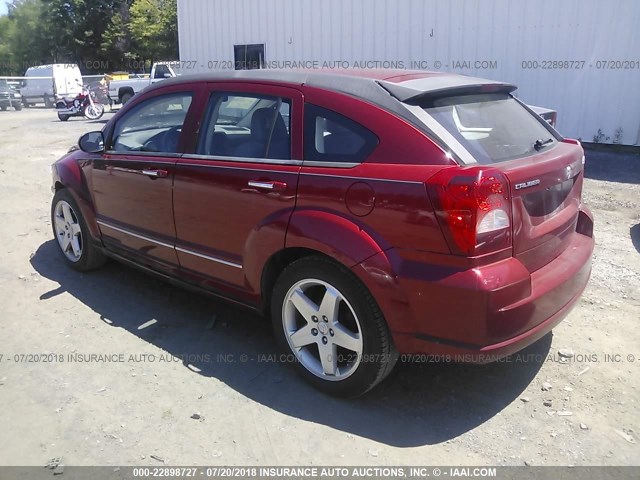 1B3HE78K67D254819 - 2007 DODGE CALIBER R/T RED photo 3