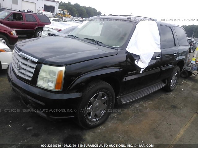 1GYEK63N84R251015 - 2004 CADILLAC ESCALADE LUXURY BLACK photo 2