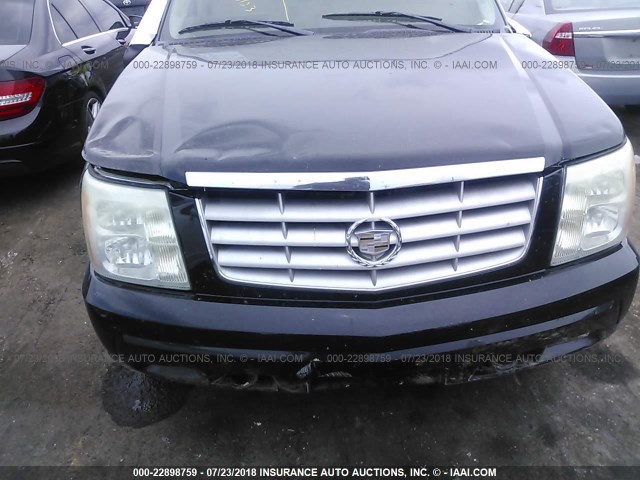 1GYEK63N84R251015 - 2004 CADILLAC ESCALADE LUXURY შავი ფოტო 6