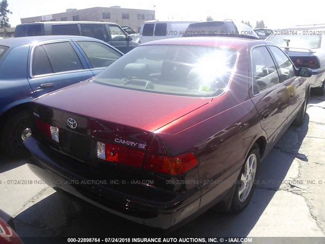 JT2BG22K510546611 - 2001 TOYOTA CAMRY CE/LE/XLE 红色 照片 4