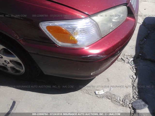 JT2BG22K510546611 - 2001 TOYOTA CAMRY CE/LE/XLE 红色 照片 6