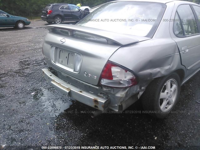 3N1CB51A22L553060 - 2002 NISSAN SENTRA GXE GRAY photo 6