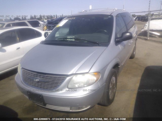 2C8GP64L74R576812 - 2004 CHRYSLER TOWN & COUNTRY LIMITED SILVER photo 2