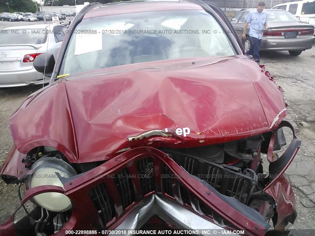 1J8FT57W47D116984 - 2007 JEEP COMPASS LIMITED RED photo 10