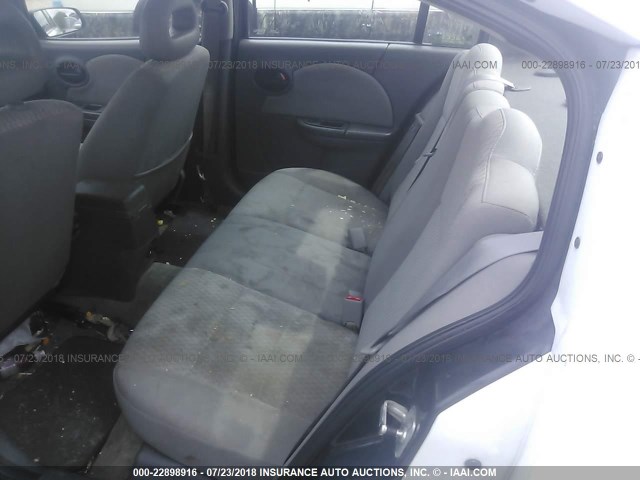 1G8AJ55F56Z164404 - 2006 SATURN ION LEVEL 2 白色 照片 8