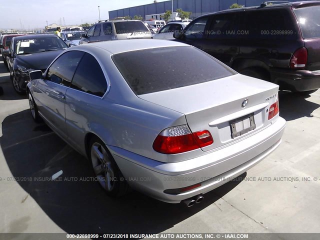 WBABV13476JT24366 - 2006 BMW 325 CI SULEV SILVER photo 3