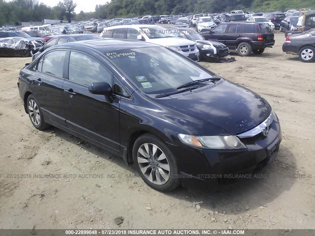 19XFA1F97AE019706 - 2010 HONDA CIVIC EXL 黑色 照片 1