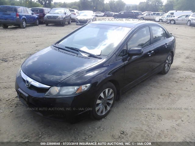 19XFA1F97AE019706 - 2010 HONDA CIVIC EXL 黑色 照片 2
