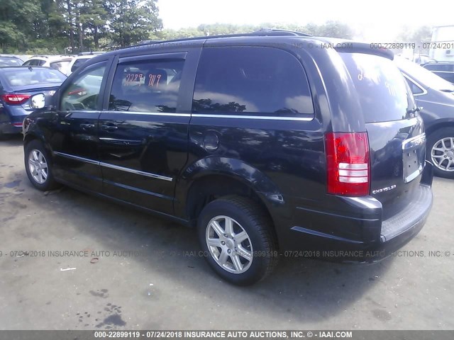 2A4RR5D18AR359496 - 2010 CHRYSLER TOWN & COUNTRY TOURING BLACK photo 3