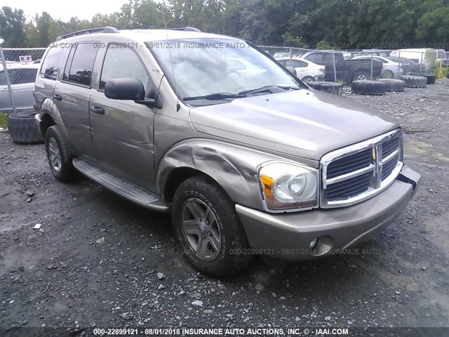 1D4HB58D45F544560 - 2005 DODGE DURANGO LIMITED BEIGE photo 1