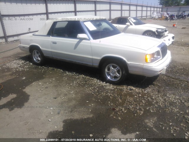 1C3BC55D3GG123340 - 1986 CHRYSLER LEBARON 白色 照片 1