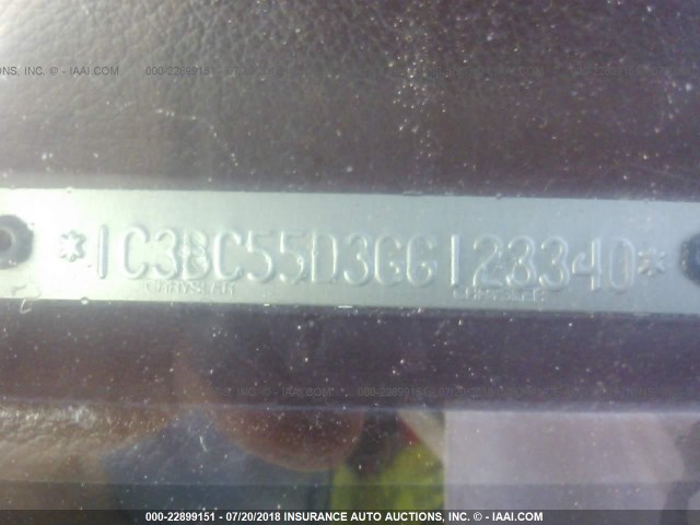 1C3BC55D3GG123340 - 1986 CHRYSLER LEBARON WHITE photo 9