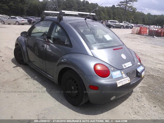 3VWBK21CX3M420046 - 2003 VOLKSWAGEN NEW BEETLE GL 灰色 照片 3
