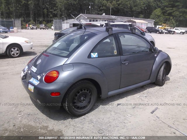 3VWBK21CX3M420046 - 2003 VOLKSWAGEN NEW BEETLE GL 灰色 照片 4