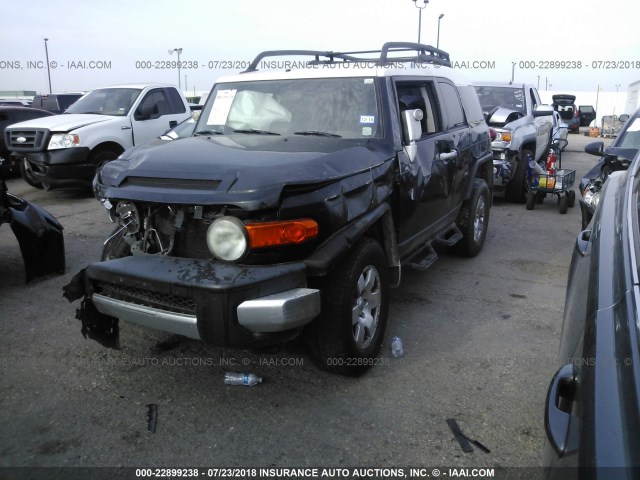 JTEBU11F470006900 - 2007 TOYOTA FJ CRUISER BLACK photo 2