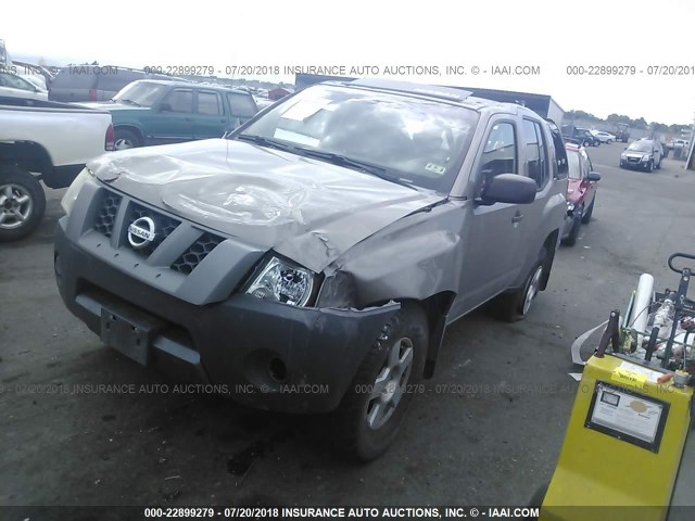 5N1AN08WX8C525720 - 2008 NISSAN XTERRA OFF ROAD/S/SE TAN photo 2