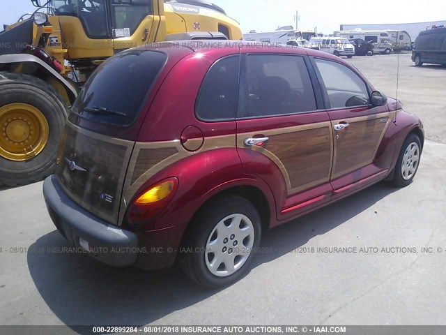 3C4FY48B02T359788 - 2002 CHRYSLER PT CRUISER CLASSIC RED photo 4