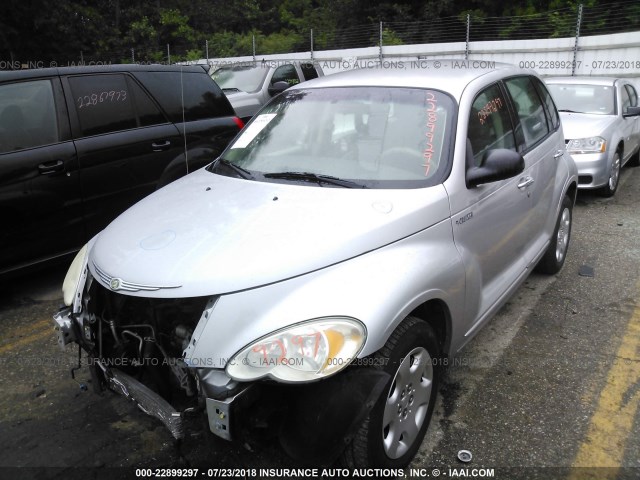 3A4FY58BX6T228194 - 2006 CHRYSLER PT CRUISER TOURING SILVER photo 2