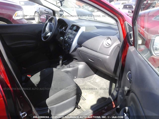3N1CE2CP1GL379092 - 2016 NISSAN VERSA NOTE S/S PLUS/SV/SL/SR RED photo 5