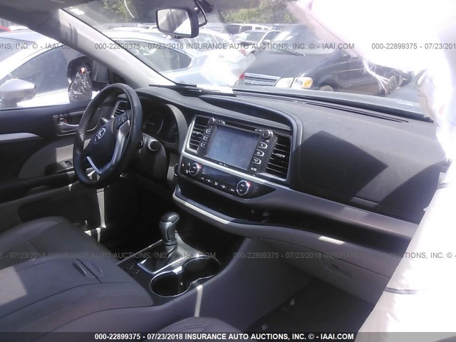 5TDJKRFH1ES013103 - 2014 TOYOTA HIGHLANDER XLE მწვანე ფოტო 5