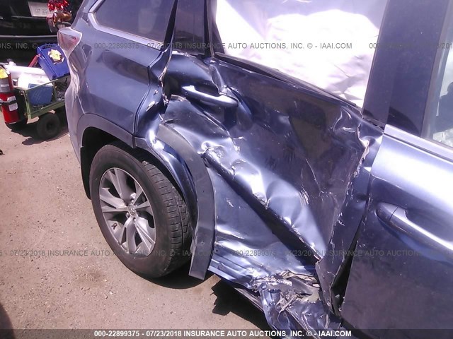 5TDJKRFH1ES013103 - 2014 TOYOTA HIGHLANDER XLE მწვანე ფოტო 6