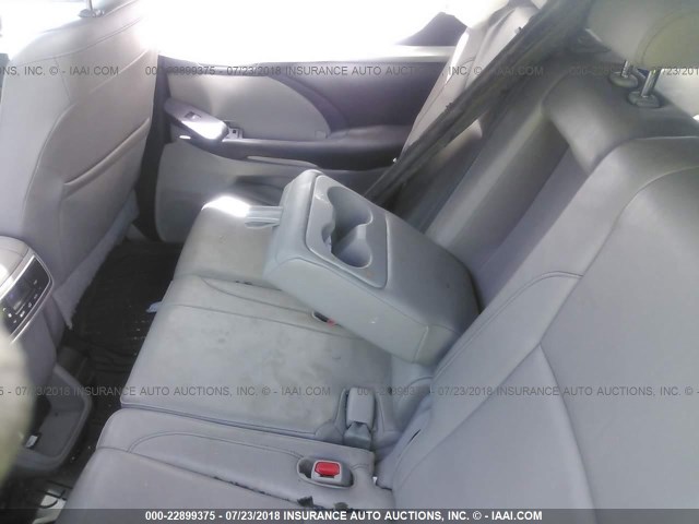 5TDJKRFH1ES013103 - 2014 TOYOTA HIGHLANDER XLE მწვანე ფოტო 8