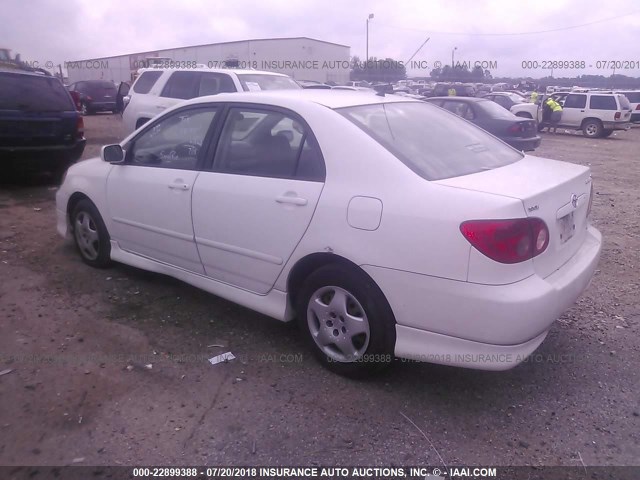 1NXBR32E67Z803161 - 2007 TOYOTA COROLLA CE/LE/S WHITE photo 3