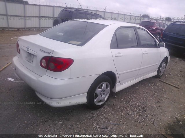 1NXBR32E67Z803161 - 2007 TOYOTA COROLLA CE/LE/S WHITE photo 4
