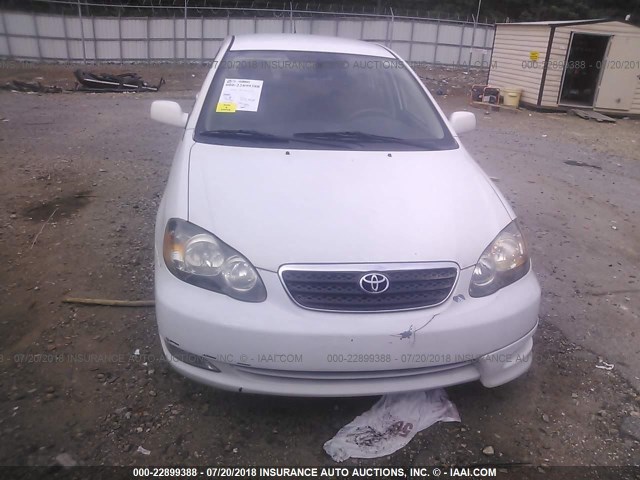 1NXBR32E67Z803161 - 2007 TOYOTA COROLLA CE/LE/S WHITE photo 6