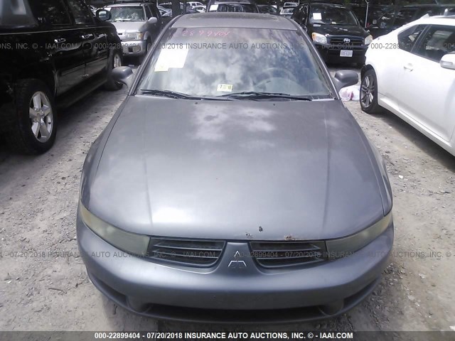 4A3AA46H12E108829 - 2002 MITSUBISHI GALANT ES/LS/GTZ GRAY photo 6