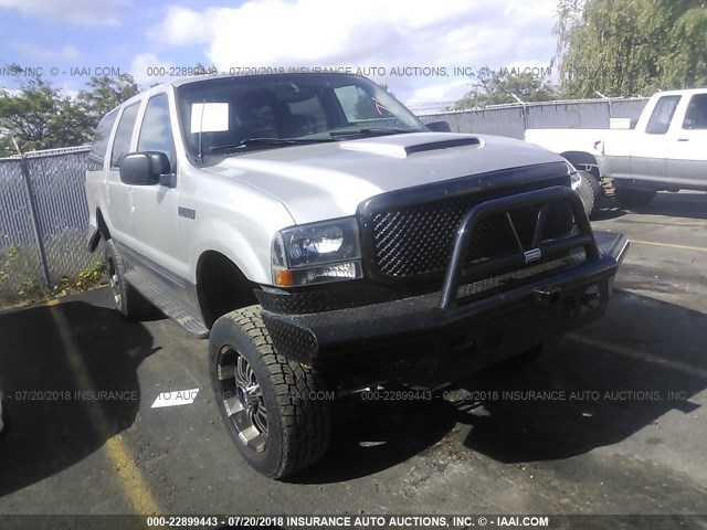 1FMSU41F52ED22206 - 2002 FORD EXCURSION XLT GRAY photo 1