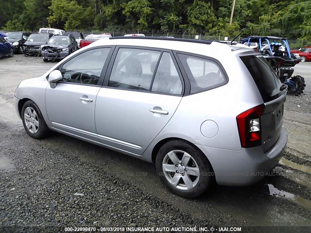 KNAFG526277112169 - 2007 KIA RONDO LX/EX SILVER photo 3