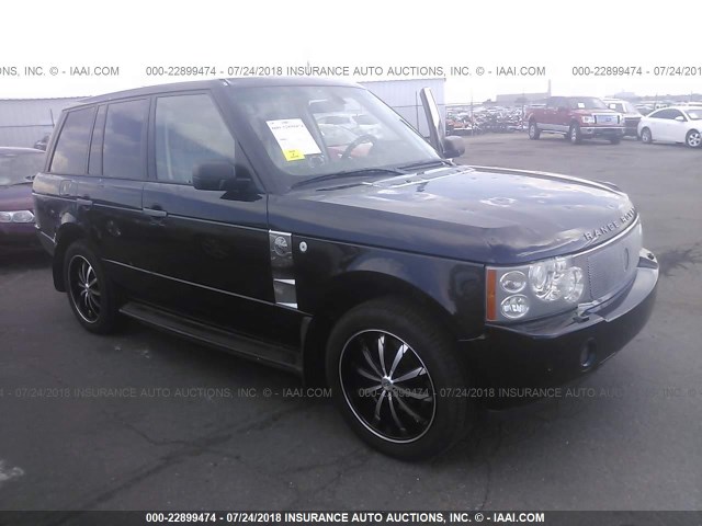 SALMF13418A297377 - 2008 LAND ROVER RANGE ROVER SUPERCHARGED BLACK photo 1