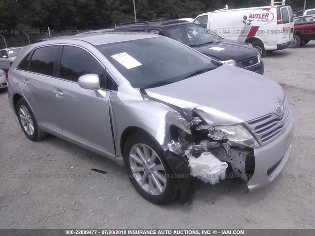 4T3ZE11A59U009274 - 2009 TOYOTA VENZA SILVER photo 1